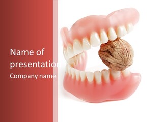 Denture Medicine Side PowerPoint Template