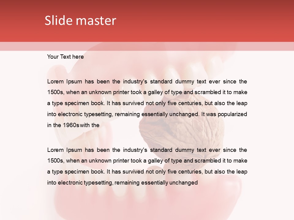 Denture Medicine Side PowerPoint Template