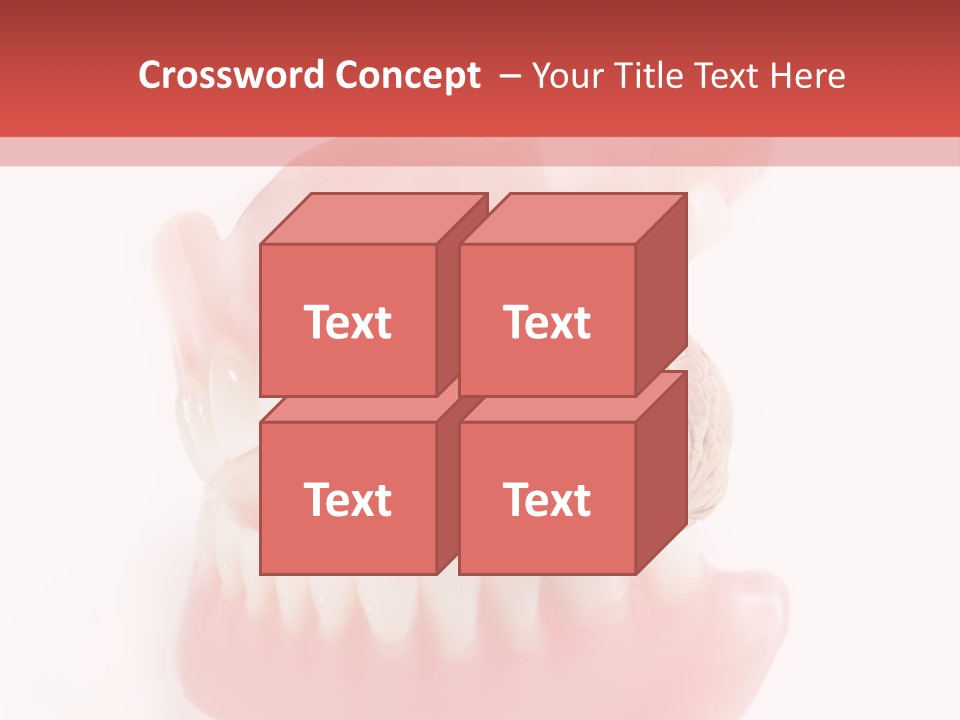 Denture Medicine Side PowerPoint Template