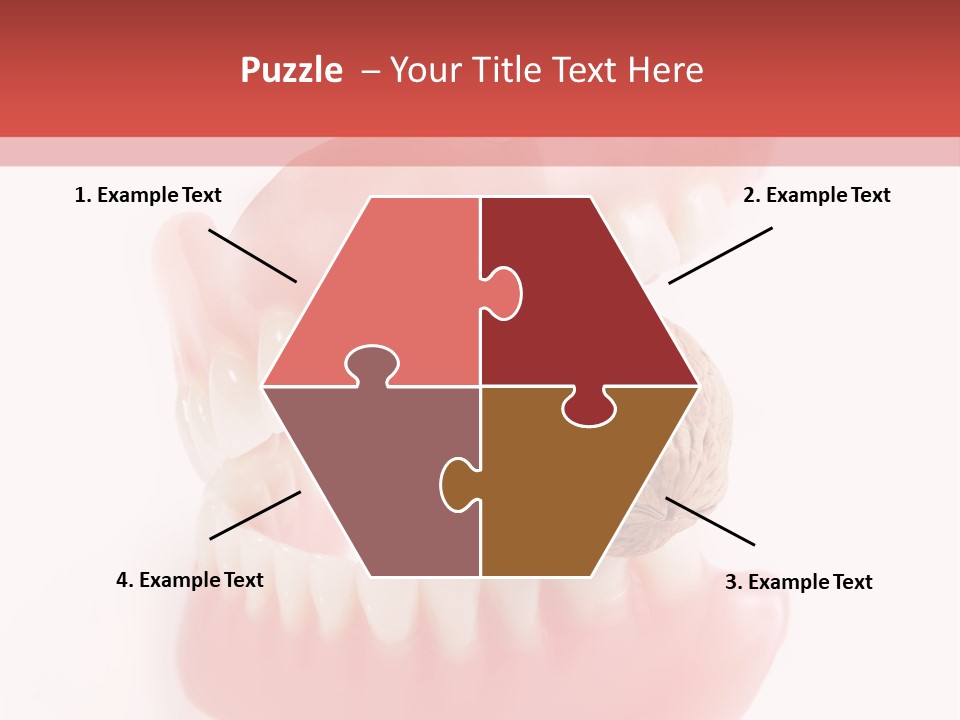 Denture Medicine Side PowerPoint Template