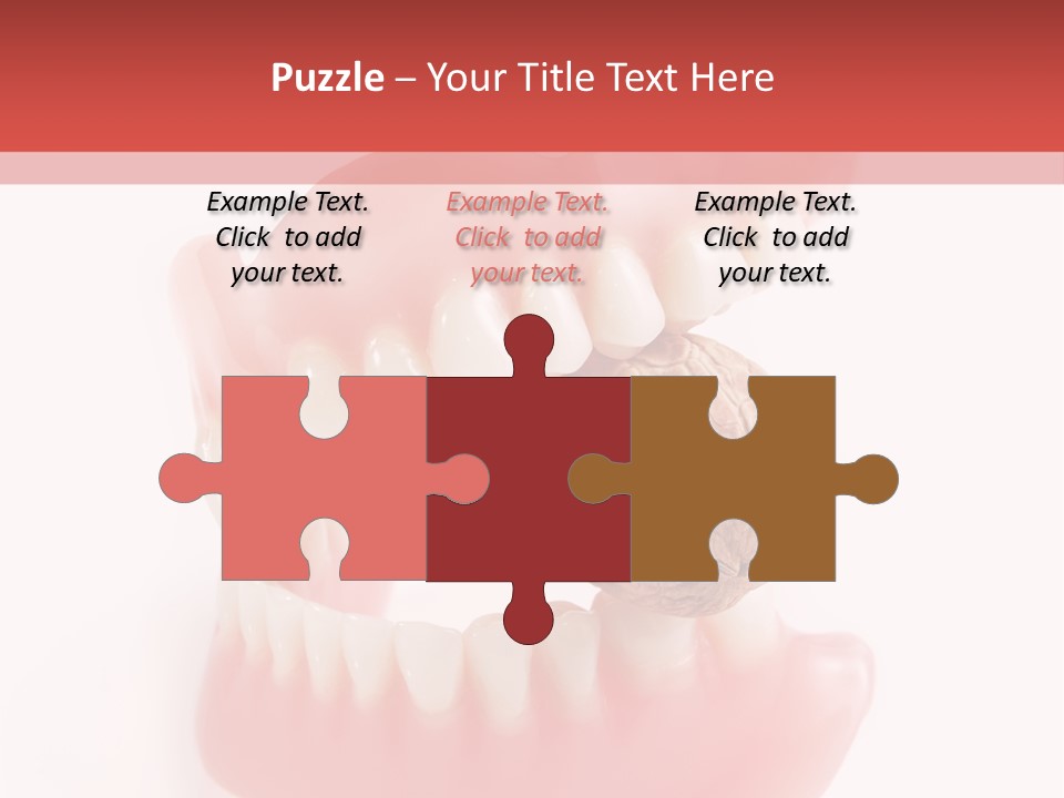 Denture Medicine Side PowerPoint Template