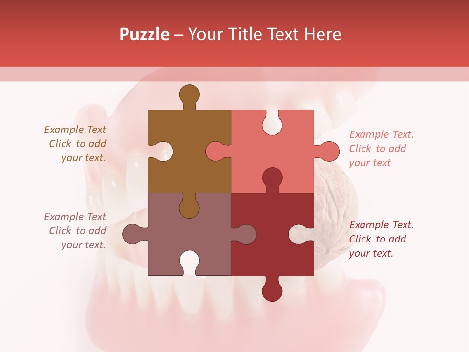 Denture Medicine Side PowerPoint Template