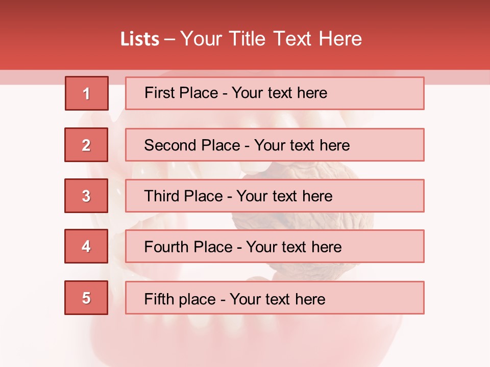 Denture Medicine Side PowerPoint Template
