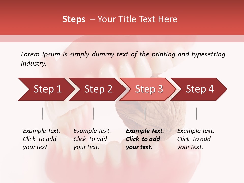 Denture Medicine Side PowerPoint Template