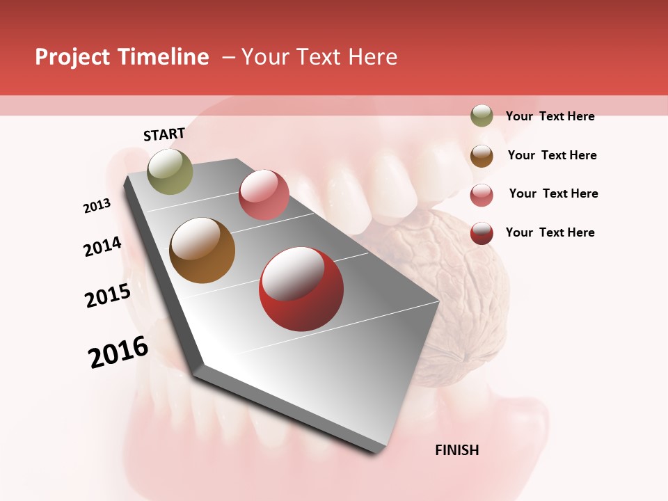 Denture Medicine Side PowerPoint Template