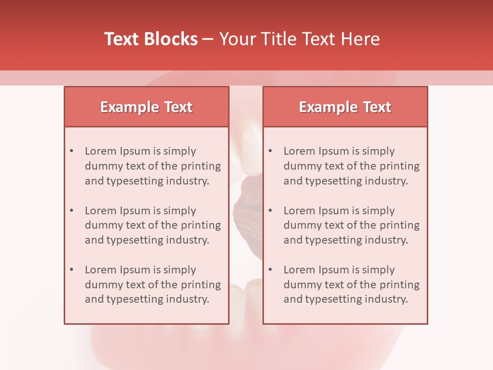 Denture Medicine Side PowerPoint Template