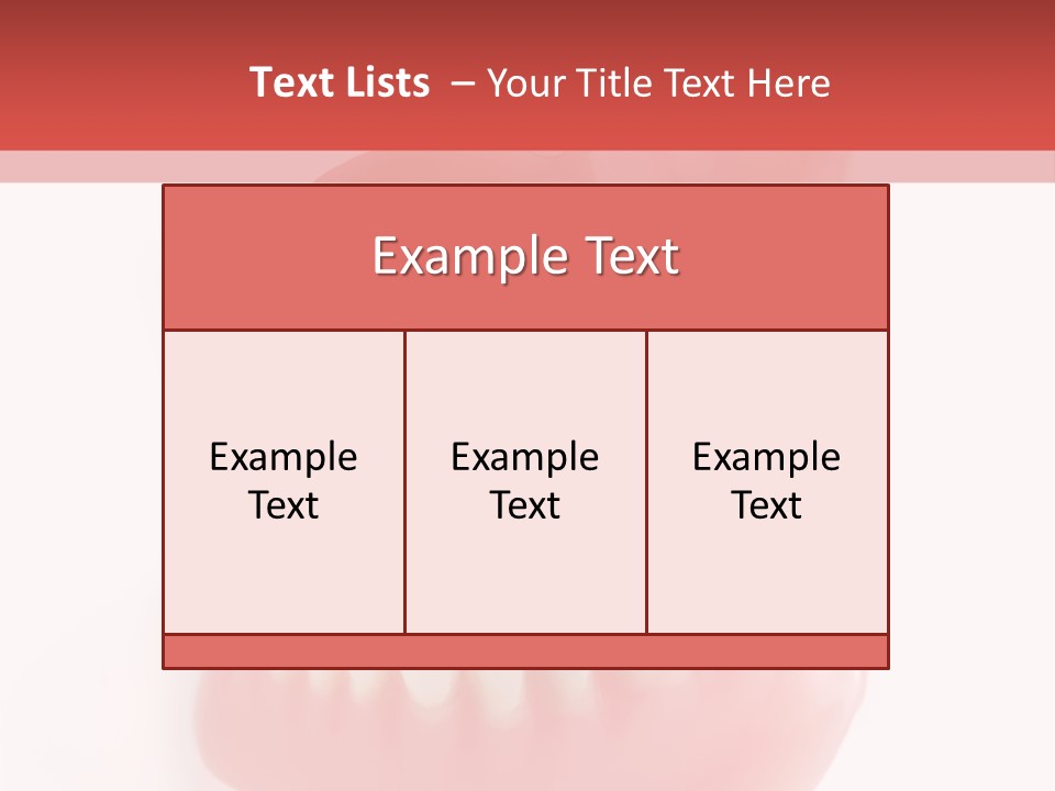 Denture Medicine Side PowerPoint Template