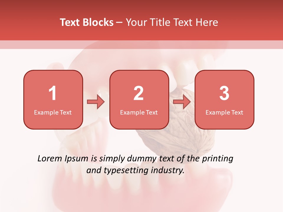 Denture Medicine Side PowerPoint Template
