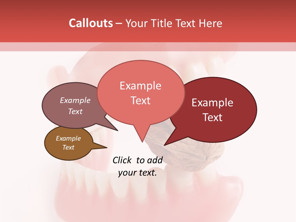 Denture Medicine Side PowerPoint Template