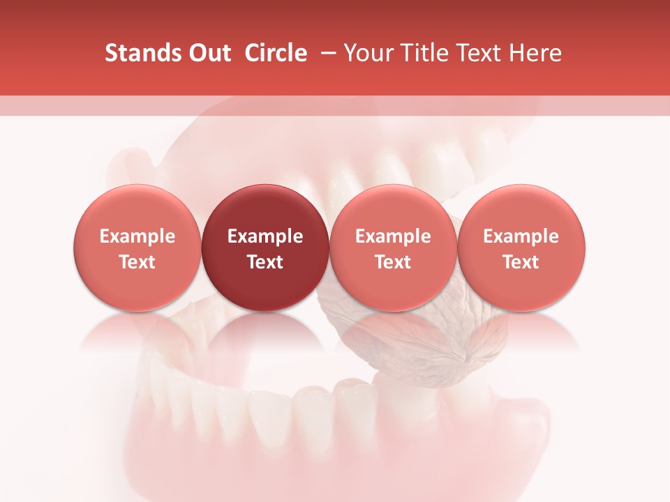 Denture Medicine Side PowerPoint Template