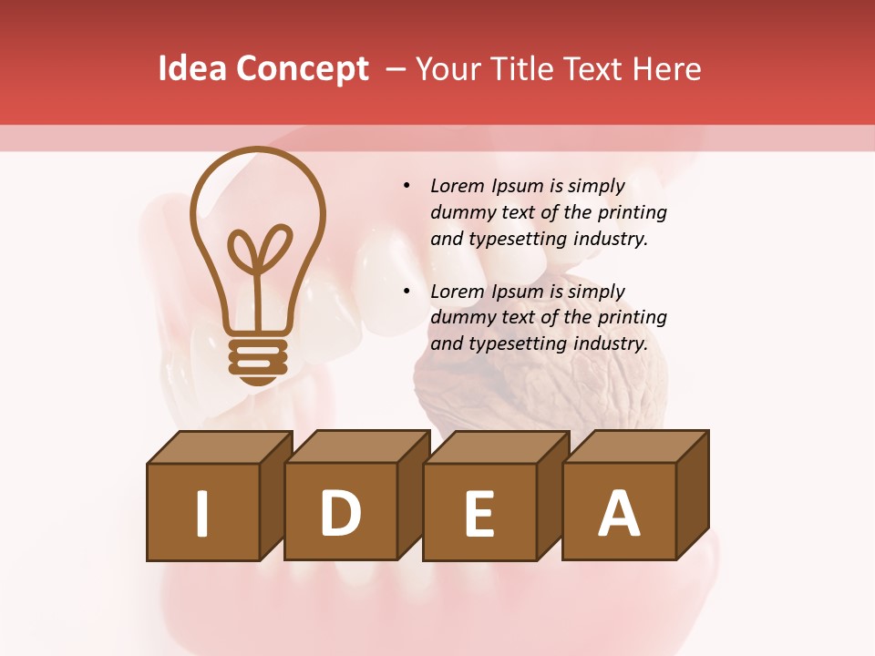 Denture Medicine Side PowerPoint Template