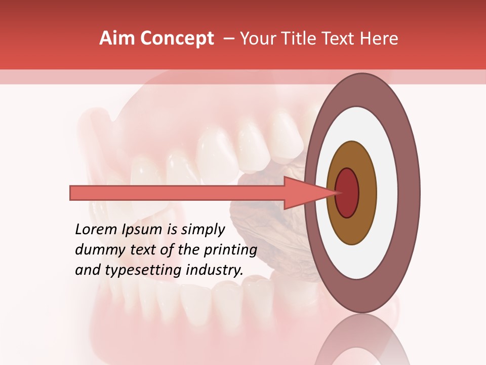 Denture Medicine Side PowerPoint Template