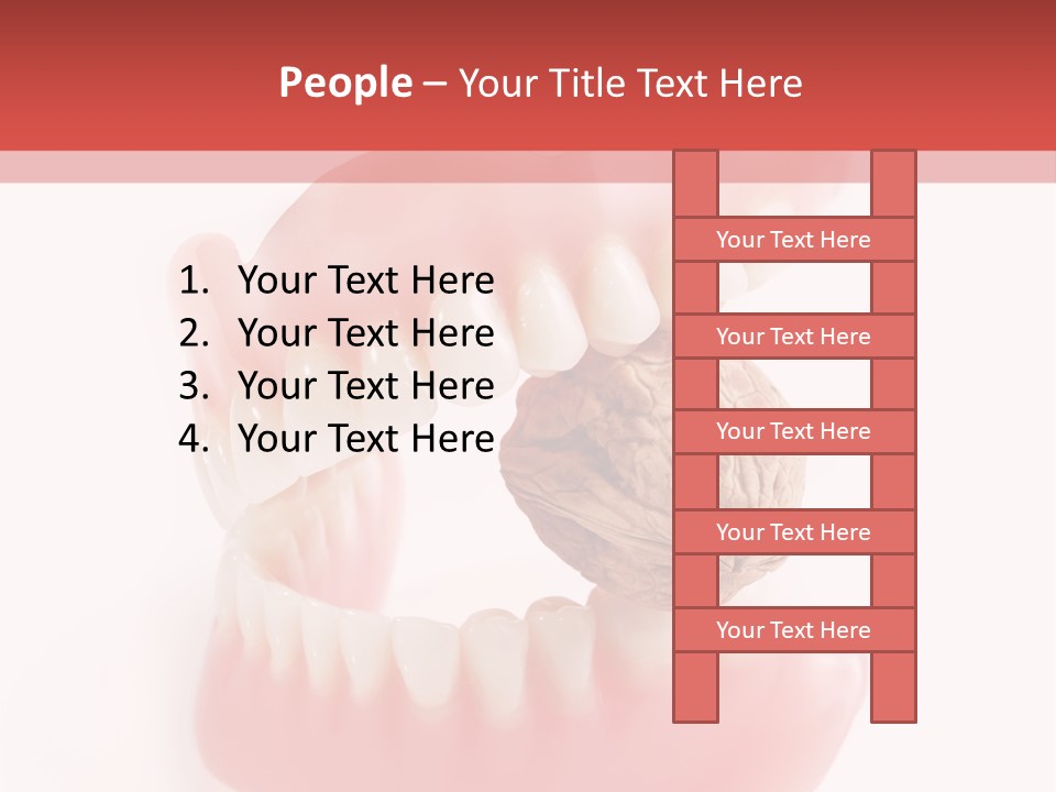 Denture Medicine Side PowerPoint Template