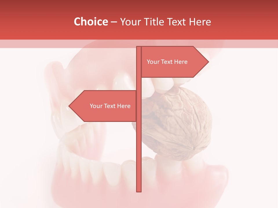 Denture Medicine Side PowerPoint Template