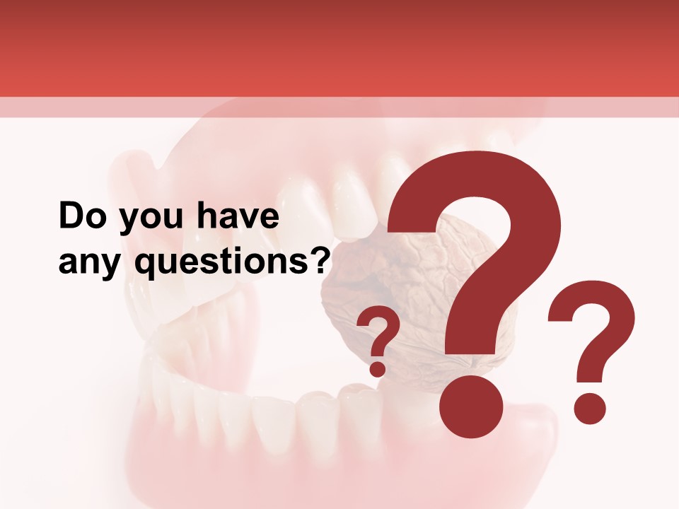 Denture Medicine Side PowerPoint Template