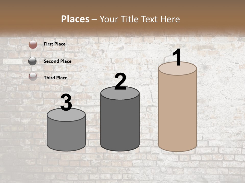 Weathered Textured Stonewall PowerPoint Template