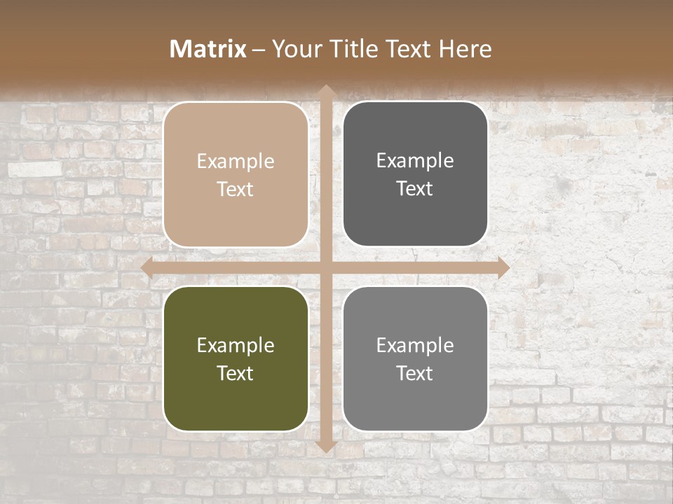 Weathered Textured Stonewall PowerPoint Template