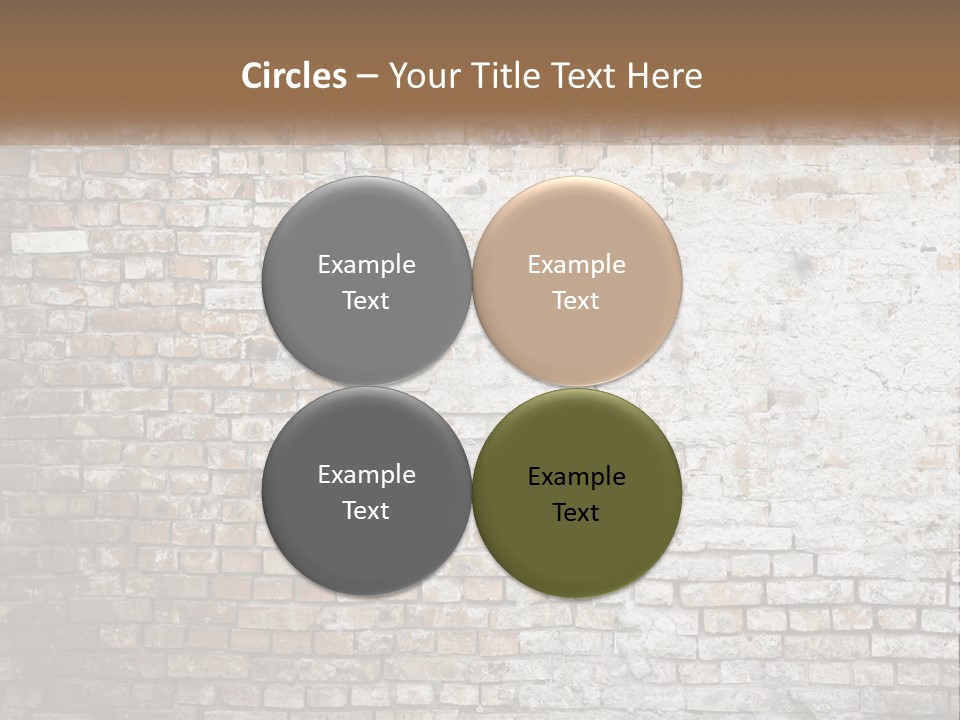 Weathered Textured Stonewall PowerPoint Template