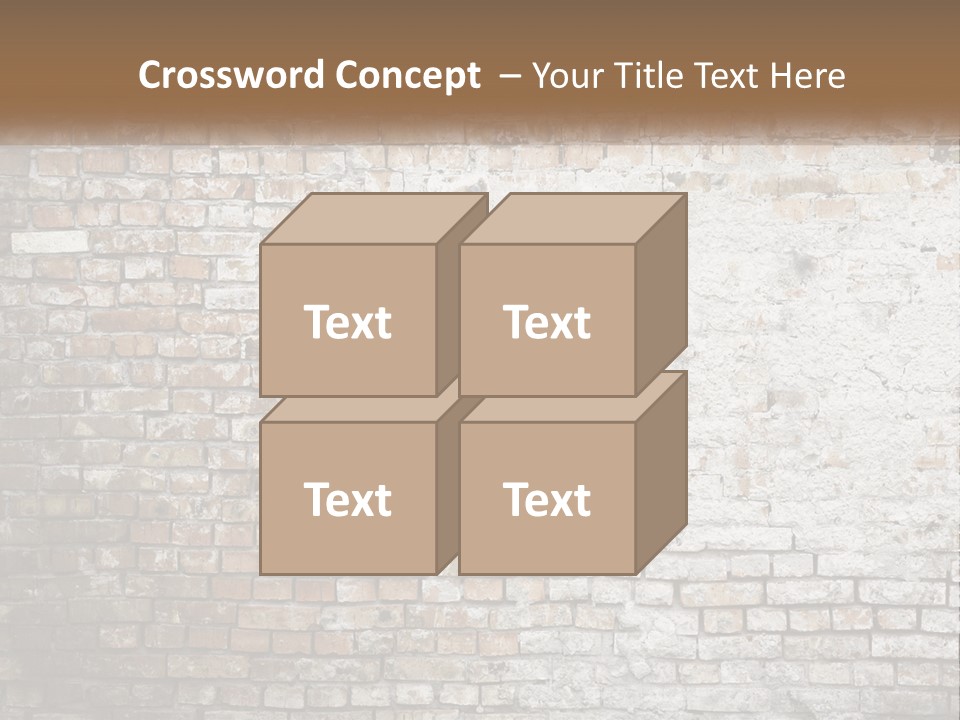 Weathered Textured Stonewall PowerPoint Template