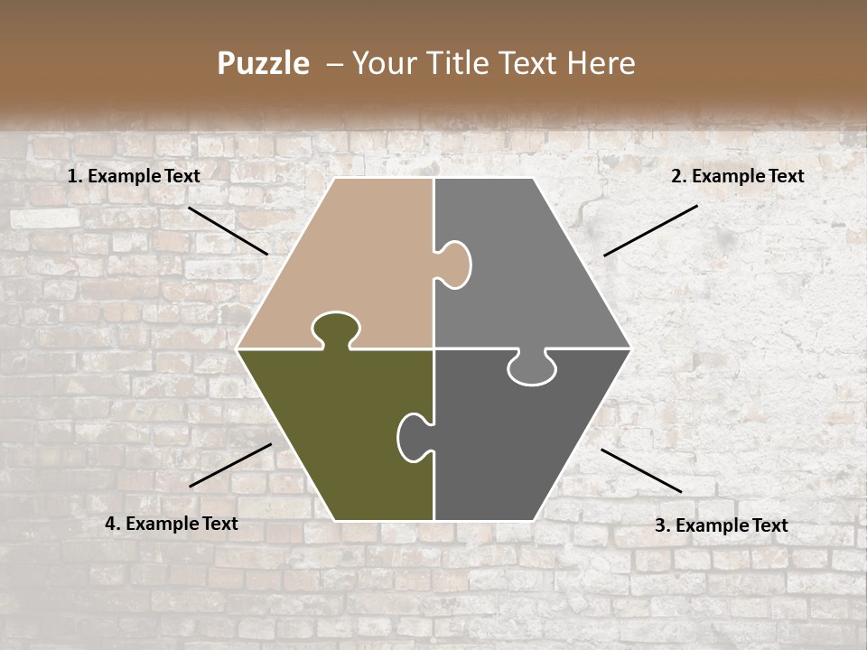 Weathered Textured Stonewall PowerPoint Template