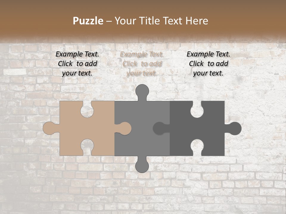 Weathered Textured Stonewall PowerPoint Template