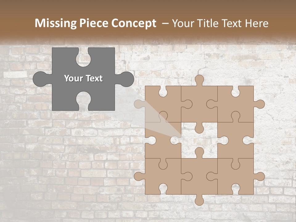 Weathered Textured Stonewall PowerPoint Template