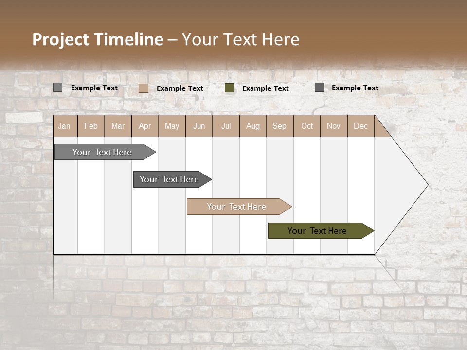 Weathered Textured Stonewall PowerPoint Template