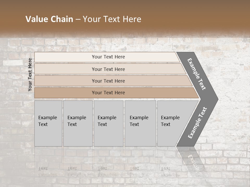 Weathered Textured Stonewall PowerPoint Template
