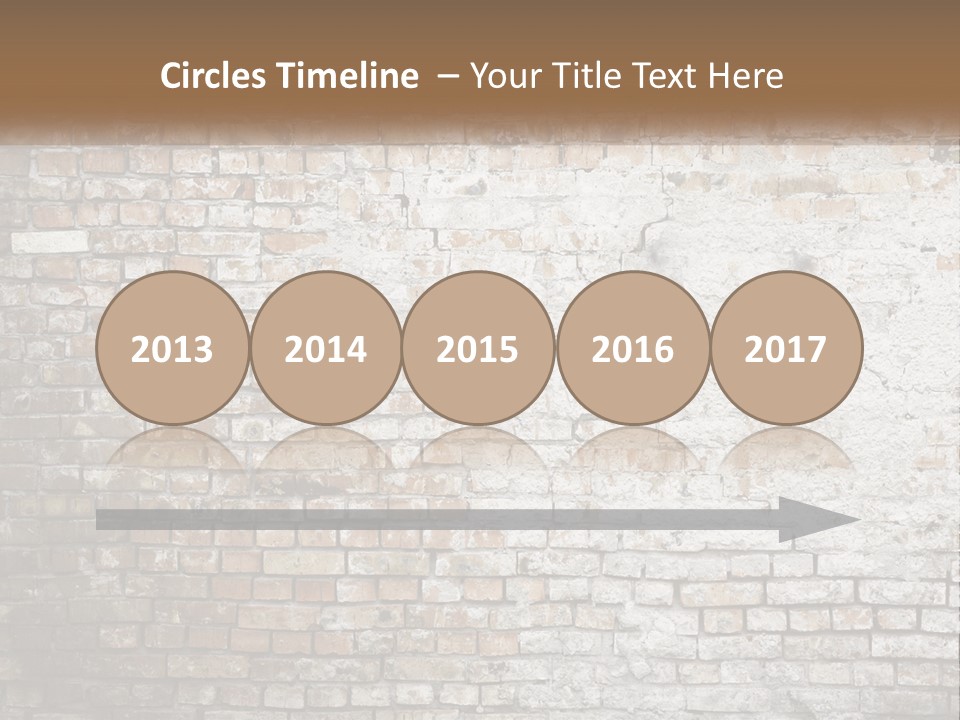 Weathered Textured Stonewall PowerPoint Template