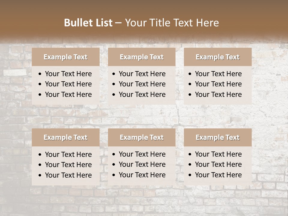 Weathered Textured Stonewall PowerPoint Template