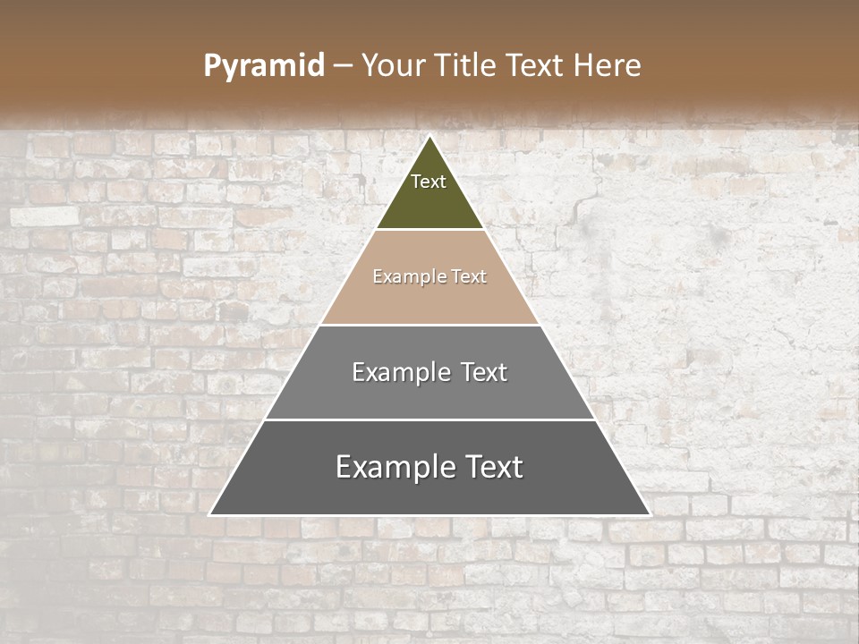 Weathered Textured Stonewall PowerPoint Template