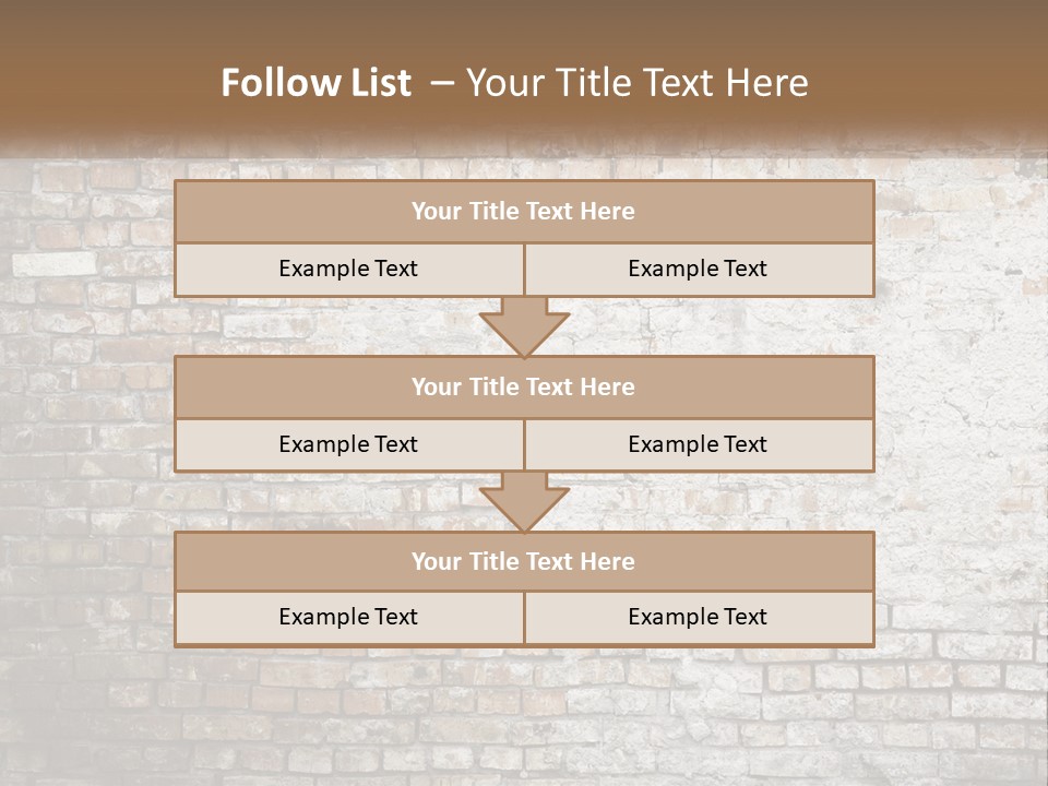 Weathered Textured Stonewall PowerPoint Template