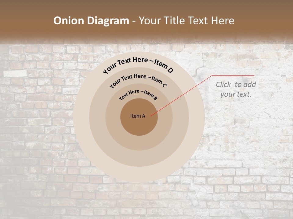 Weathered Textured Stonewall PowerPoint Template