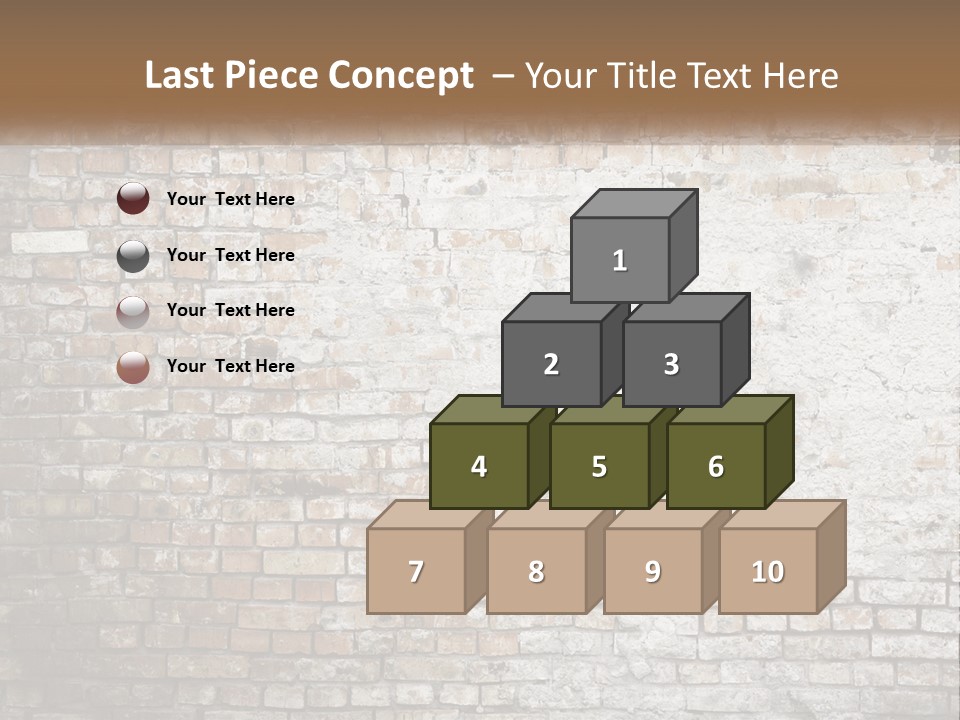 Weathered Textured Stonewall PowerPoint Template