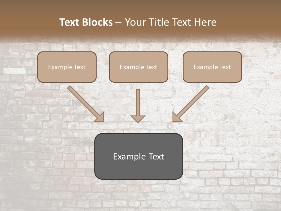 Weathered Textured Stonewall PowerPoint Template