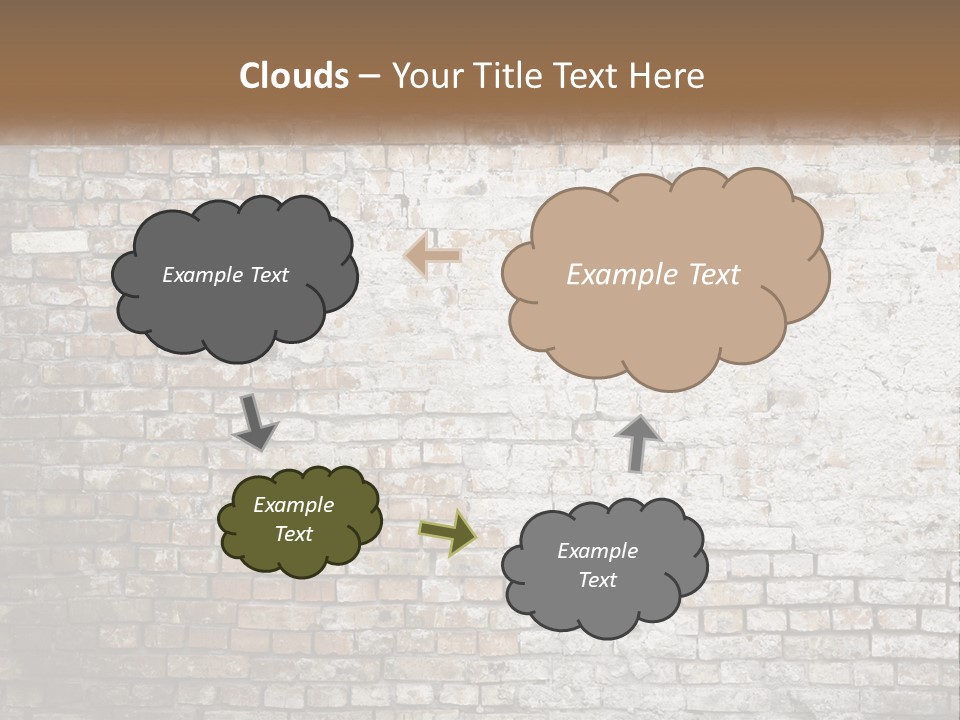 Weathered Textured Stonewall PowerPoint Template