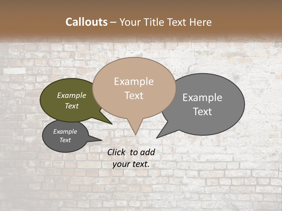 Weathered Textured Stonewall PowerPoint Template