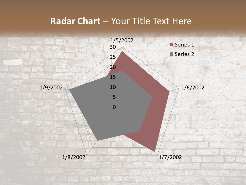 Weathered Textured Stonewall PowerPoint Template