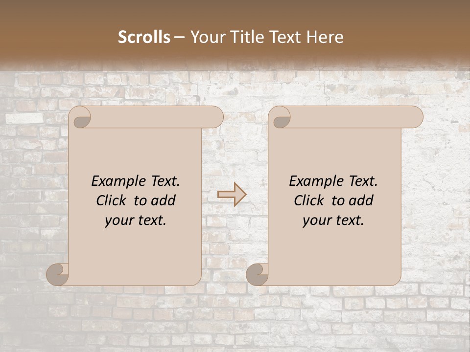 Weathered Textured Stonewall PowerPoint Template