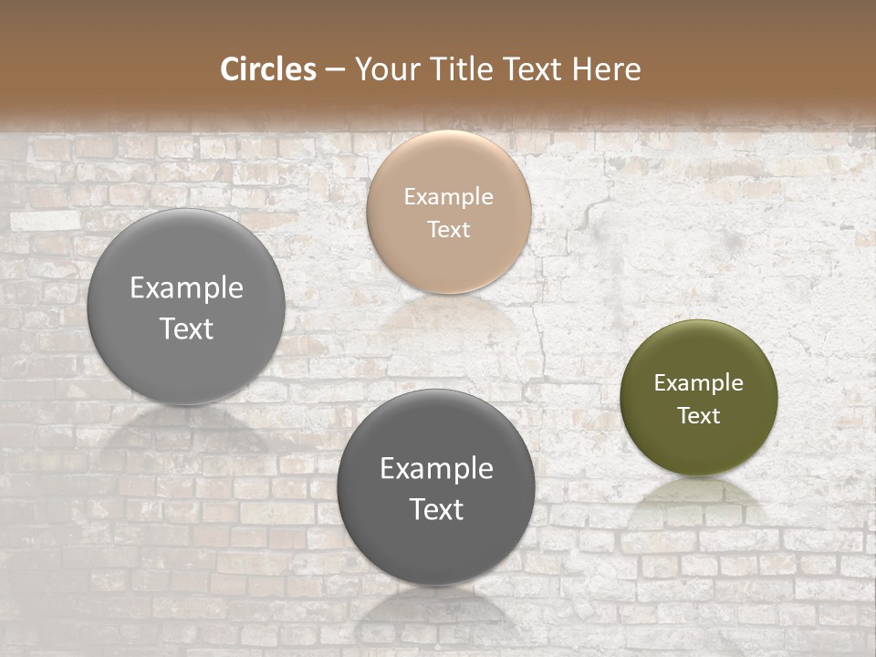 Weathered Textured Stonewall PowerPoint Template