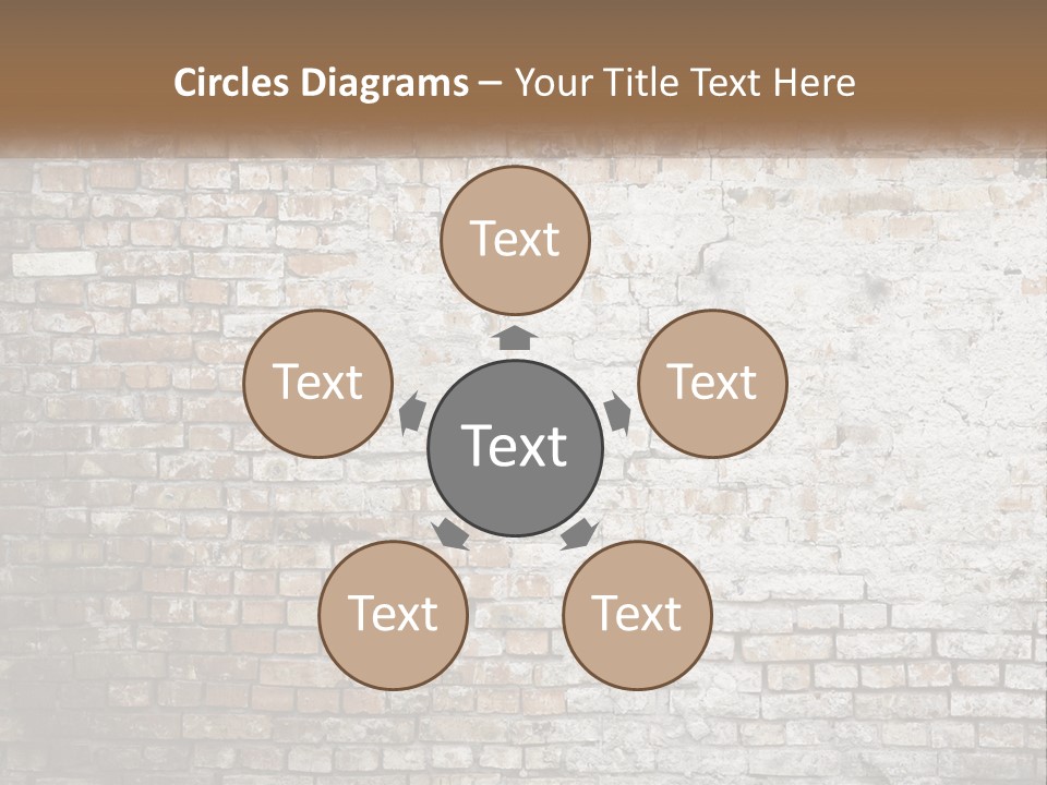 Weathered Textured Stonewall PowerPoint Template