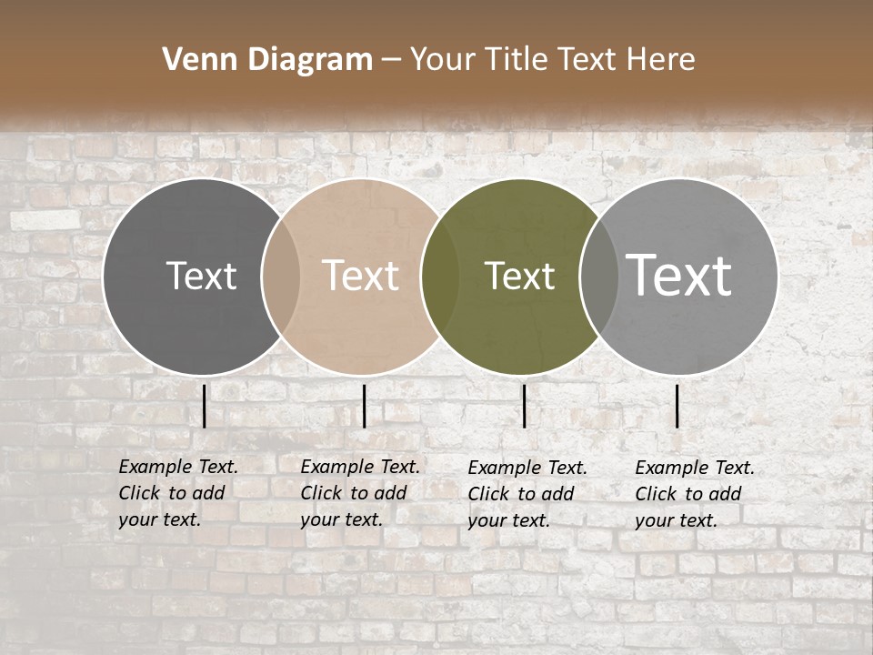 Weathered Textured Stonewall PowerPoint Template