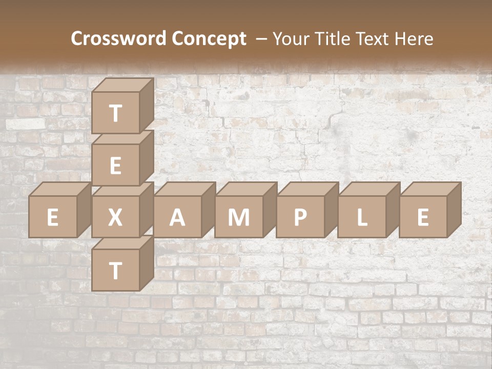 Weathered Textured Stonewall PowerPoint Template