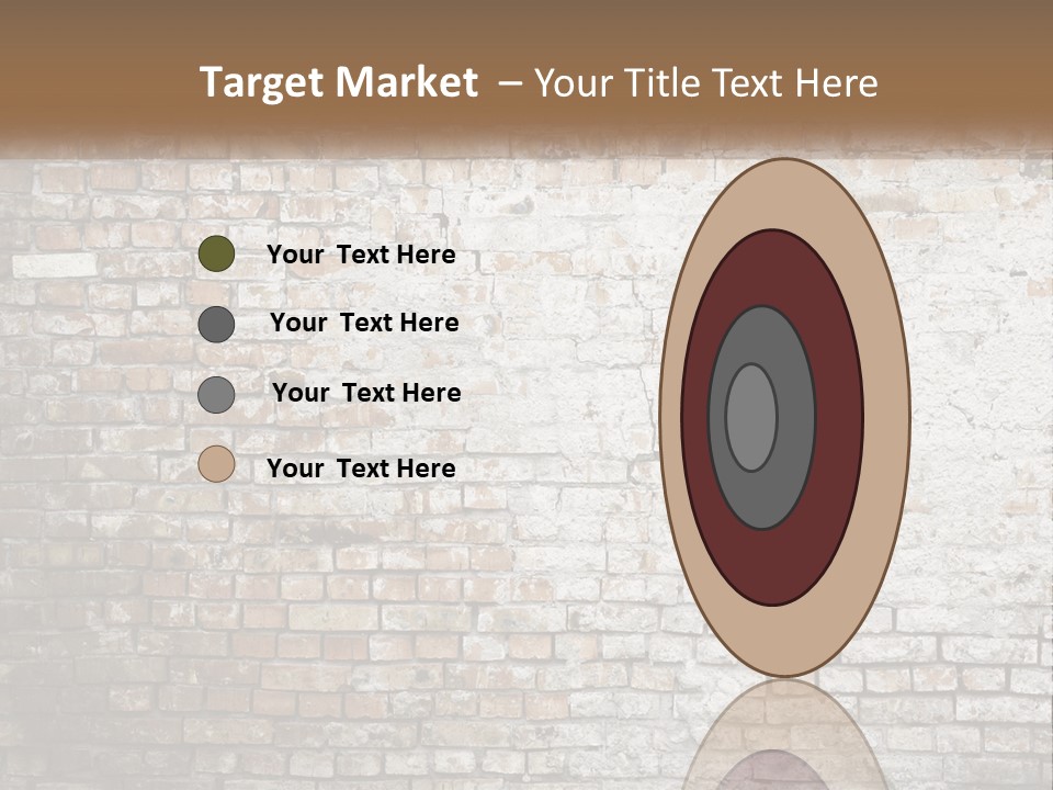Weathered Textured Stonewall PowerPoint Template