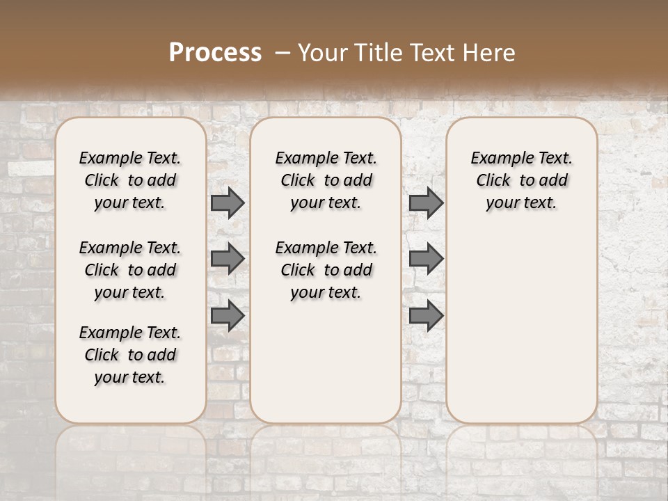 Weathered Textured Stonewall PowerPoint Template