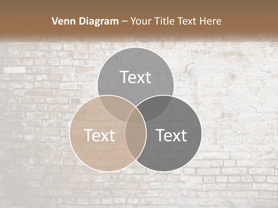 Weathered Textured Stonewall PowerPoint Template