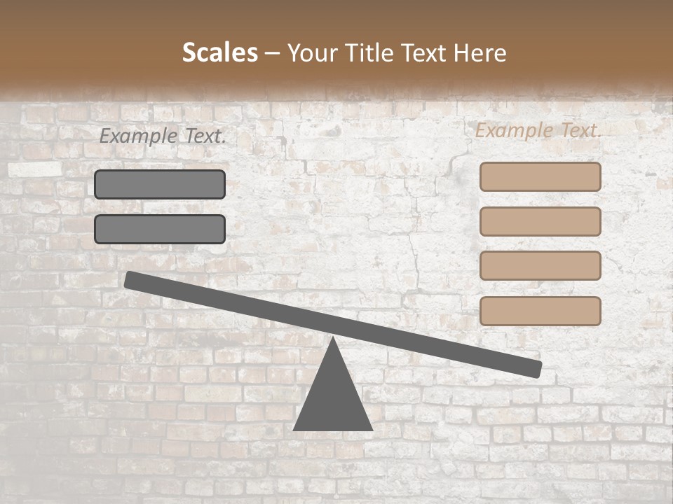 Weathered Textured Stonewall PowerPoint Template
