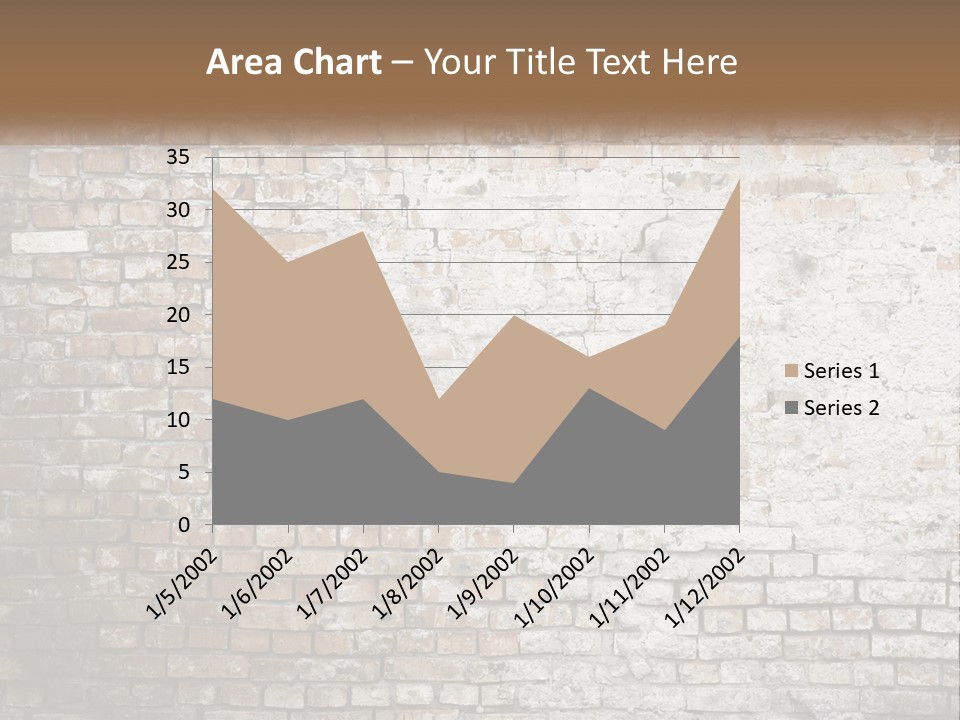 Weathered Textured Stonewall PowerPoint Template