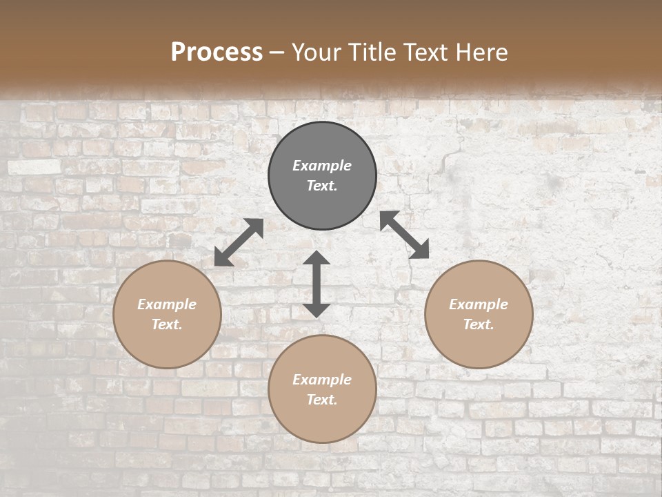 Weathered Textured Stonewall PowerPoint Template