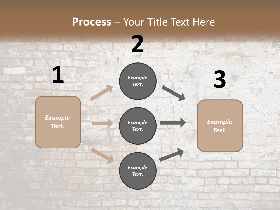 Weathered Textured Stonewall PowerPoint Template